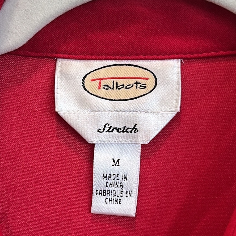 Talbots Red Microsuede Shackleton Or Short With T… - image 4
